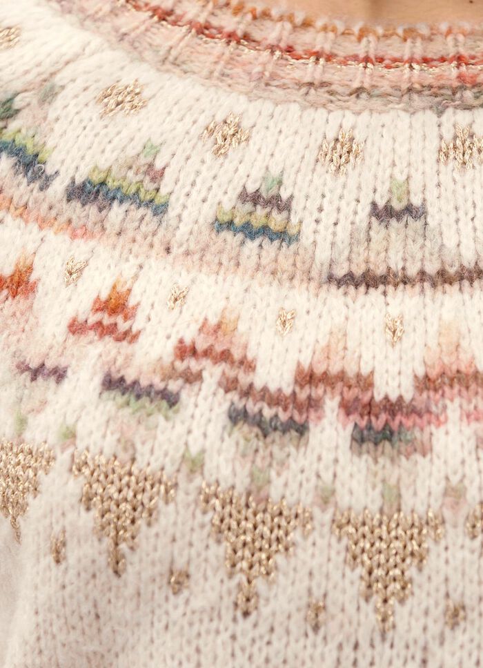 Pullover mit Norwegermuster 