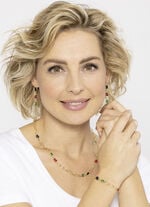 Farbenfrohe Eleganz: Armband mit Quarzen in verschiedenen Farben 