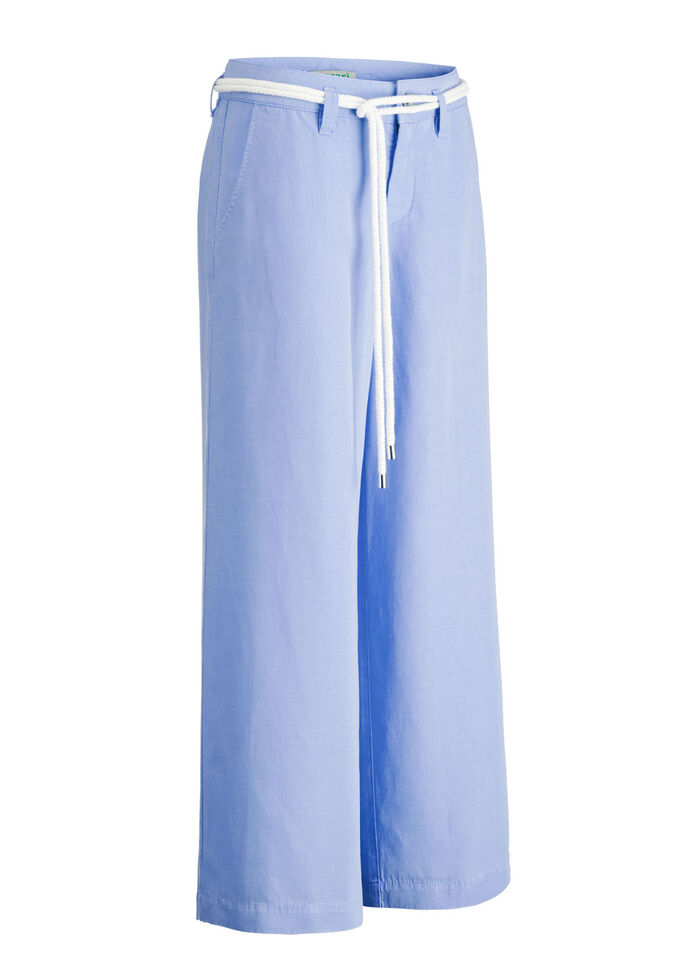 Culotte mit angesagtem Kordelgürtel AZURBLAU