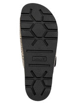 Caprice, trendige Damen-Pantoletten, Weite G, mit herausnehmbarem Fußbett SCHWARZ-SAND