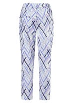 Hose in 7/8-Länge mit aktueller Dessinierung 