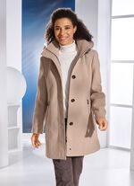 Jacke mit abnehmbarem Kubstpelz-Besatz KORK