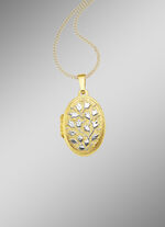 Medaillon zum Öffnen in Bicolor 