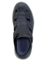 GINO GALANTE, bequeme Herren-Slipper, Weite H, mit herausnehmbarem Fußbett MARINE