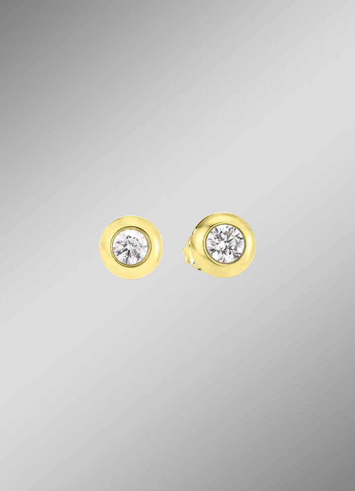 Ohrstecker mit Zirkonia 