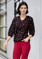 Tunika mit Inkjet-Druck 