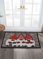 Fu&szlig;matte mit Wichtel-Motiv 