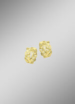 Geflochtene Creolen mit Scharnierschließe 