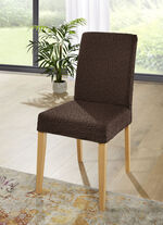 Strapazierfähiger Stretch-Stuhlbezug, bi-elastisch BRAUN