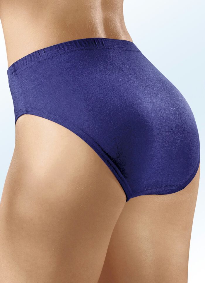 F&uuml;nferpack Slips mit BIO-Baumwolle 3X LAPIS, 2X SCHWARZ