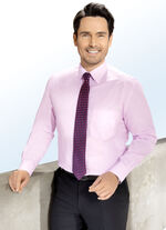 Hemd mit Satinstreifen in 4 Farben und 3 &Auml;rmell&auml;ngen 