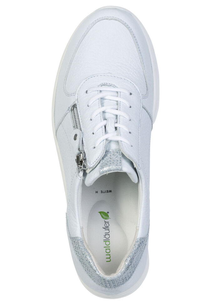 Waldläufer, bequeme Damen-Sneaker, Weite H, mit herausnehmbarem Fußbett BLEU