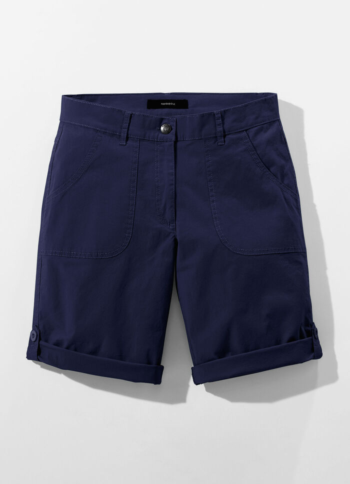 Bermudas mit Zierriegel MARINE