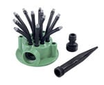 Rasensprinkler mit 12 flexible Arme 
