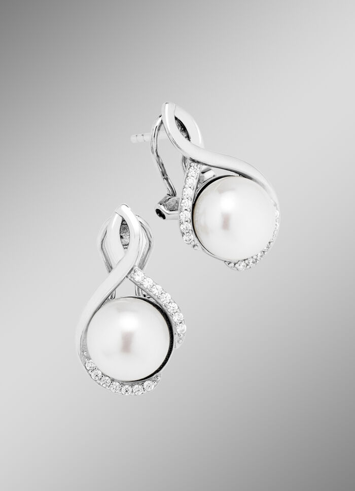 Clipstecker mit S&uuml;&szlig;wasser-Zuchtperle 