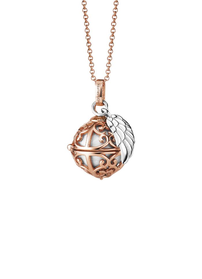 Zeitloser Anh&auml;nger mit Engelsfl&uuml;gel 