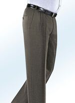 "Klaus Modelle"-Unterbauchhose mit G&uuml;rtel MITTELBRAUN MELIERT