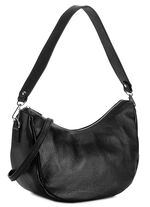 Laurina Tasche aus genarbtem Kalbleder SCHWARZ