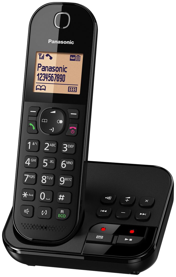 Panasonic Gro&szlig;tasten-Telefon mit Anrufbeantworter 