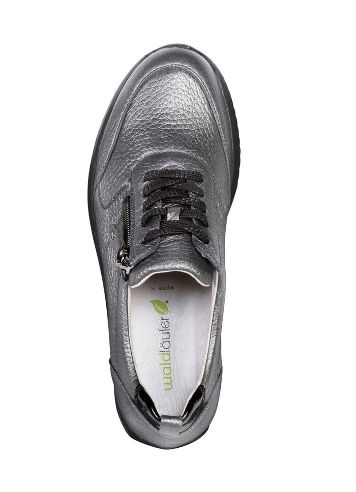 Waldl&auml;ufer, leichte Damen-Sneaker, Weite H, mit herausnehmbarem Fu&szlig;bett ALTSILBER