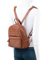 Laurina, Rucksack, Damen, mit zwei verstellbaren Umh&auml;ngeriemen COGNAC