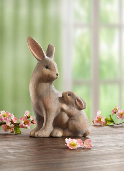 Hasenmutter mit Kind 