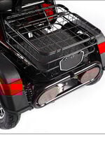 3-Rad Elektromobil im Stil eines Kompaktrollers ROT