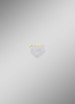 Herz-Anhänger mit 48 Diamanten 