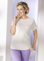 Shirt mit angesetzem Abschluss 