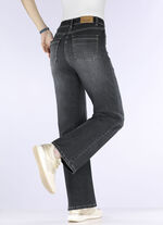 Jeans mit modischen Vordertaschen SCHWARZ