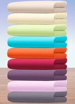 Multi-Stretch-Spannbetttuch aus Baumwolle und LYCRA&reg; Elastan WEISS
