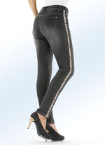 Jeans mit angesagtem Zierband ANTHRAZIT