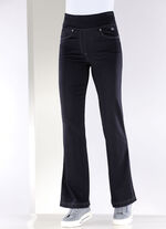 Yoga-Jeans mit ausgestellter Fußweite  