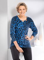 Shirt mit ausgefallener Ausschnittverarbeitung 