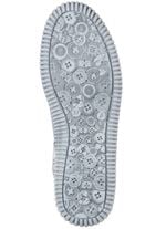 Gemini Bootie mit effektvollen Steppn&auml;hten GRAU-BUNT