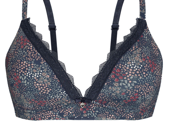 Sassa BH mit farbharmonischem Bl&uuml;mchendessin 