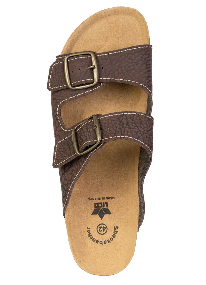 Klassische Herren-Pantoletten, mit verstellbaren Schlie&szlig;en 