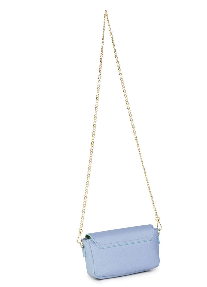 Laurina Tasche mit trendigem Metallschmuck HIMMELBLAU