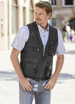 Lederweste mit Stifttaschen 