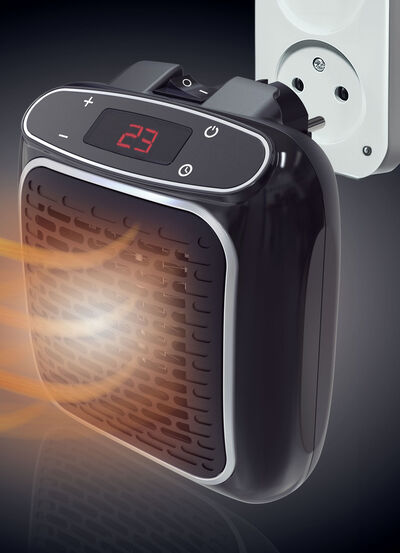 Mini-Heizung mit Thermo-Keramik-Heiztechnologie 