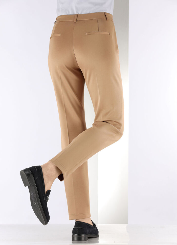 Edle schimmernde Hose CAMEL