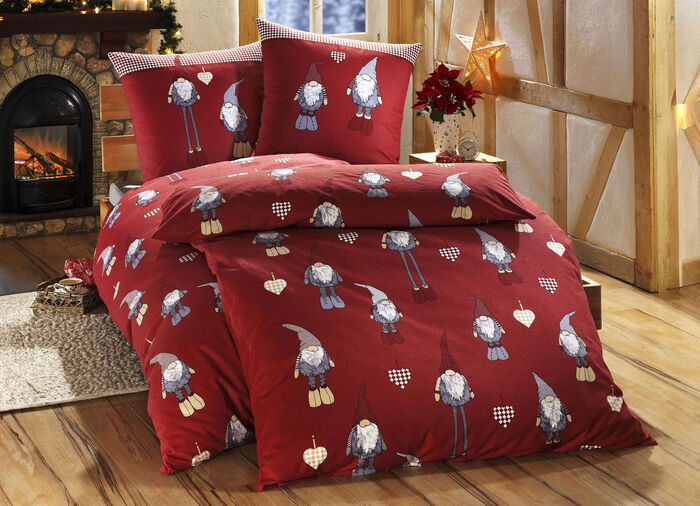 DOBNIG Bettwäsche-Garnitur Wichtel 