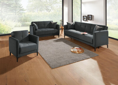 Polstermöbel mit Stauraum und Liegefunktion 