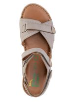 ELENA EDEN Sandale mit Kontrastbes&auml;tzen 