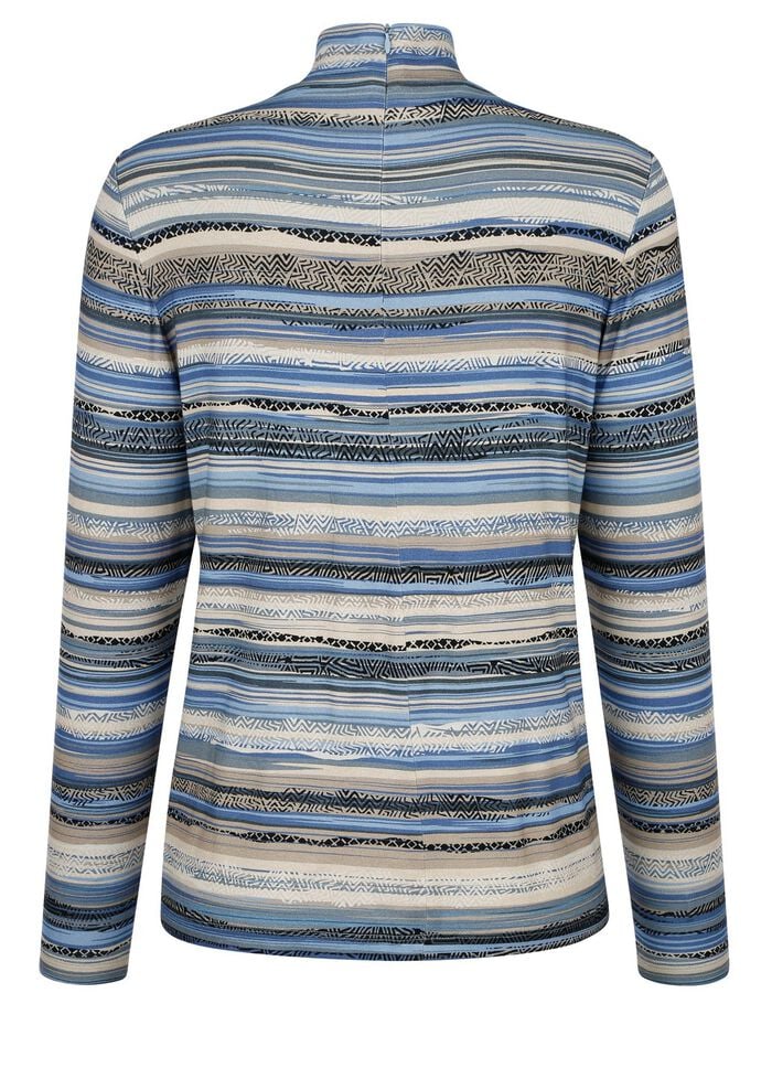 Shirt mit kurzem Reißverschluss 