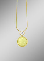 Grüne Pracht in edlem Design: Anhänger mit echt Aventurin 