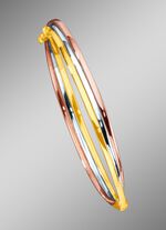 Schwerer Armreif in Tricolor 