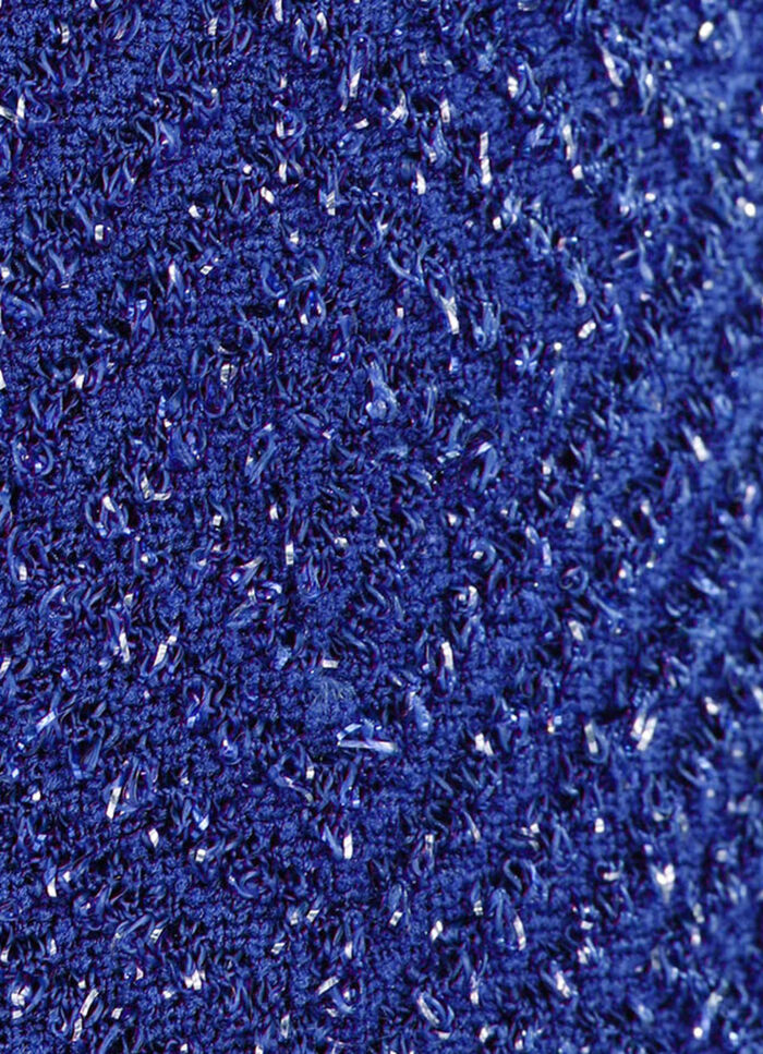 Hose mit edel funkelndem Glanzgarn ROYALBLAU