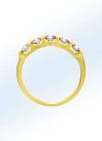 Damenring aus Gold mit Brillanten 