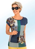 Shirt mit &uuml;berschnittener Schulterpartie 